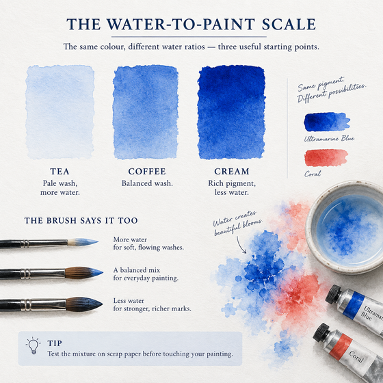 A sample page from Watercolour Without Fear.